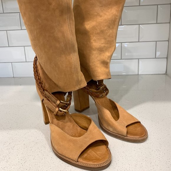 ⭐HOST PICK⭐💖LATITUDE FEMME Open Toe Italian Boots NWOT - Picture 3 of 10